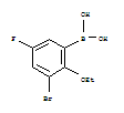 Structure of 3-BROMO-2-ETHOXY-5-FLUOROPHENYLBORONIC