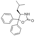 (R)-(+)-5,5-DIPHENYL-4-ISOBUTYL-2-OXAZOLIDINONE结构式