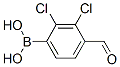 Structure of 2,3-DICHLORO-4-FORMYLPHENYLBORONIC ACID