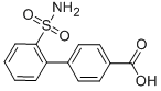 Chemical structure of 4-(2-Aminosulfonylphenyl)benzoic acid