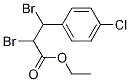 ethyl 2,3-dibromo-3-(4-chlorophenyl)propanoate结构式