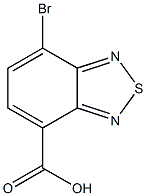 7-溴苯并[C][1,2,5]噻二唑-4-羧酸结构式