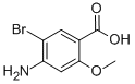 Structure of 4-AMINO-5-BROMO-2-METHOXYBENZENECARBOXYLIC ACID