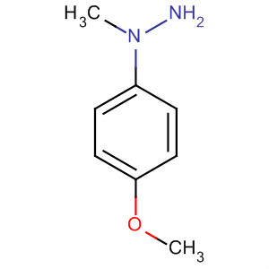 Hydrazine, 1-(4-methoxyphenyl)-1-methyl-结构式