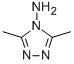 Structure of 4-AMINO-3,5-DIMETHYL-1,2,4-TRIAZOLE
