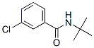 Structure of 3-Chloro-N-(1,1-dimethylethyl)benzamide