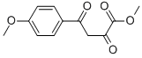 Structure of 4-(4-METHOXY-PHENYL)-2,4-DIOXO-BUTYRIC ACID METHYL ESTER