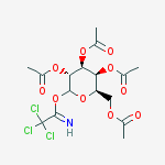 Structure of 2,3,4,6-TETRA-O-ACETYL-ALPHA-D-GALACTOPYRANOSYL TRICHLOROACETIMIDATE