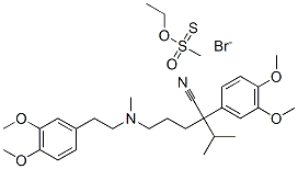 Structure of VERAPAMILETHYL METHANETHIOSULFONATE, BROMIDE