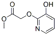 Acetic acid, [(3-hydroxy-2-pyridinyl)oxy]-, methyl ester结构式