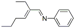 Structure of N-(2-Ethyl-2-hexenylidene)benzenamine