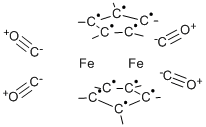 Structure of PENTAMETHYLCYCLOPENTADIENYLIRON DICARBONYL DIMER
