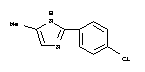 Structure of 2-(4-CHLOROPHENYL)-4-METHYL-3H-IMIDAZOLE