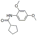 CYCLOPENTANECARBOXAMIDE,N-(2,4-DIMETHOXYPHENYL)-结构式