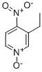 Structure of 3-ETHYL-4-NITROPYRIDINE-1-OXIDE
