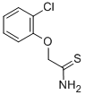 Structure of 2-(2-CHLOROPHENOXY)ETHANETHIOAMIDE