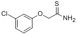 Chemical structure of 2-(3-CHLOROPHENOXY)ETHANETHIOAMIDE