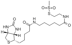 N-Biotinylcaproylaminoethyl methylthiosulphonate结构式