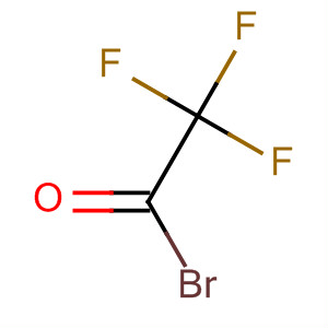 Structure of Acetyl bromide, trifluoro-