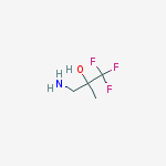 Structure of 3-amino-1,1,1-trifluoro-2-methylpropan-2-ol