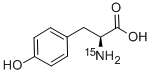 L-酪氨酸-15N结构式
