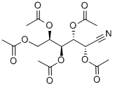 Structure of 2,3,4,5,6-PENTA-O-ACETYL-D-GALACTONITRILE