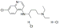 N4-(7-chloro-4-quinolyl)-N1,N1-diethylpentane-1,4-diamine dihydrochloride结构式