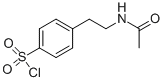Structure of p-(2-acetamidoethyl)benzenesulphonyl chloride