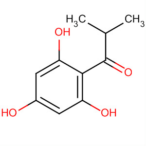 Structure of 1-Propanone, 2-methyl-1-(2,4,6-trihydroxyphenyl)-