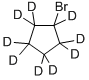 Structure of BROMOCYCLOPENTANE-D9