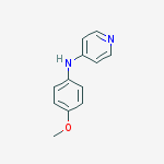 N-(4-Methoxyphenyl)pyridin-4-amine结构式