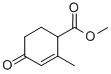 2-甲基-4-氧代-2-环己烯-1-羧酸甲酯结构式