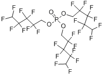 Structure of PHOSPHORIC ACID TRIS(1H,1H,5H-OCTAFLUORO-N-PENTYL) ESTER