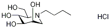 Structure of (2R,3R,4R,5R)-1-Butyl-2-(hydroxyMethyl)-3,4,5-piperidinetriol Hydrochloride
