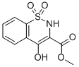 Structure of Methyl 4-hydroxy-2H-1,2-benzothiazine-3-carboxylate 1,1-dioxide