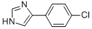Structure of 4-(4-CHLOROPHENYL)-1H-IMIDAZOLE
