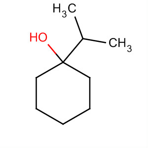 Structure of Cyclohexanol, 1-(1-methylethyl)-