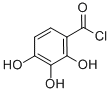 2,3,4-trihydroxybenzoyl chloride结构式