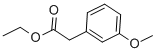 Structure of ETHYL 3-METHOXYPHENYLACETATE
