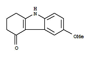 Structure of 1,2,3,9-tetrahydro-6-methoxy-4H-Carbazol-4-one