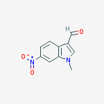 1H-Indole-3-carboxaldehyde, 1-methyl-6-nitro-结构式