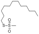 Methanesulfonothioic Acid S-Dodecyl Ester结构式