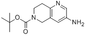 6-BOC-3-氨基-7,8-二氢-5H-[1,6]萘啶结构式