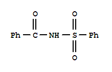 benzamide, N-(phenylsulfonyl)-结构式