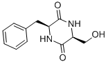 环(L-苯丙氨酰-L-丝氨酰)结构式