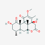 2α,14-Dihydroxy-12-methoxypicras-12-ene-1,11,16-trione结构式