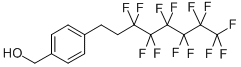 Structure of 4-(1H,1H,2H,2H-PERFLUOROOCTYL)BENZYL ALCOHOL