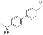 Structure of 6-(4-TRIFLUOROMETHYL-PHENYL)-PYRIDINE-3-CARBALDEHYDE