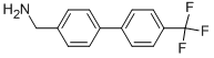 4-三氟甲基联苯基-4-甲胺结构式