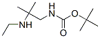 Structure of CARBAMIC ACID [2-(ETHYLAMINO)-2-METHYLPROPYL]-,TERT-BUTYL ESTER